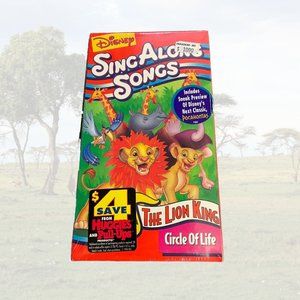Vintage Disney Sing-Along-Songs VHS Tape Sealed Circle of Life